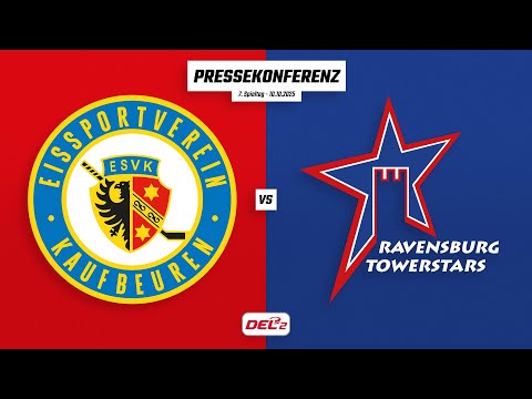 Pressekonferenz 7. Spieltag | ESV Kaufbeuren - Ravensburg Towerstars