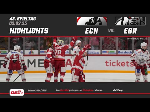 DEL2 Game Highlights Spieltag 43: EC Bad Nauheim vs. Eisbären Regensburg