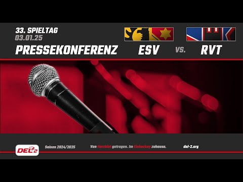 DEL2 Pressekonferenz Spieltag 33: ESV Kaufbeuren vs. Ravensburg Towerstars
