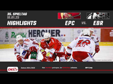 DEL2 Game Highlights Spieltag 35: Eispiraten Crimmitschau vs. Eisbären Regensburg