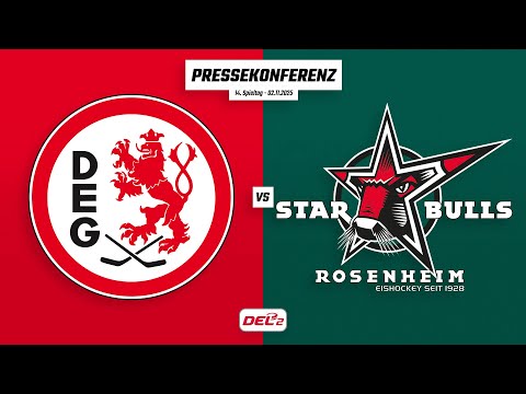Pressekonferenz 14. Spieltag | Düsseldorfer EG - Starbulls Rosenheim