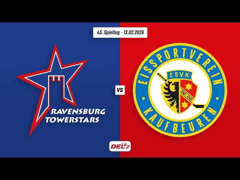 45. Spieltag DEL2 | Ravensburg Towerstars vs. ESV Kaufbeuren | Game Highlights