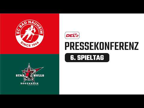 Pressekonferenz 6. Spieltag | EC Bad Nauheim vs. Starbulls Rosenheim | DEL2 Saison 2026/27