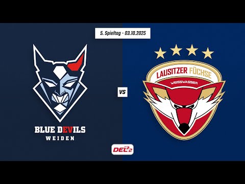 5. Spieltag DEL2 | Blue Devils Weiden vs. Lausitzer Füchse | Game Highlights