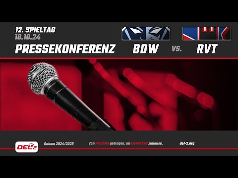 Pressekonferenz Spieltag 12: Blue Devils Weiden vs. Ravensburg Towerstars