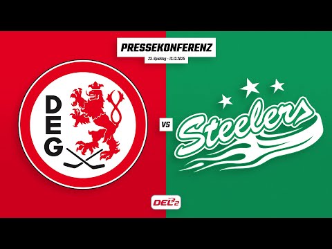 Pressekonferenz 23. Spieltag | Düsseldorfer EG - Bietigheim Steelers