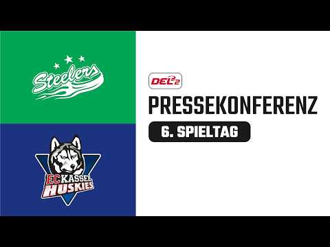 Pressekonferenz 6. Spieltag | Bietigheim Steelers vs. EC Kassel Huskies | DEL2 Saison 2026/27
