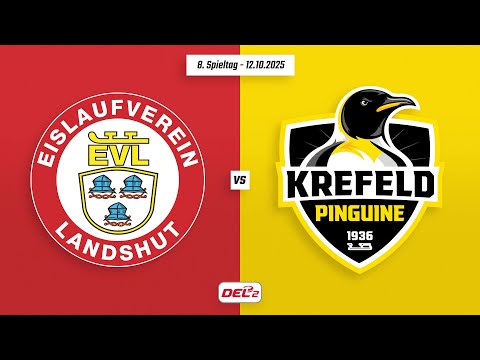 8. Spieltag DEL2 | EV Landshut vs. Krefeld Pinguine | Game Highlights