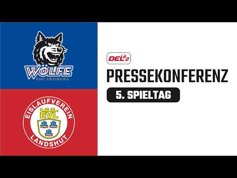 Pressekonferenz 5. Spieltag | EHC Freiburg vs. EV Landshut | DEL2 Saison 2026/27