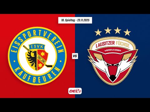 18. Spieltag DEL2 | ESV Kaufbeuren vs. Lausitzer Füchse | Game Highlights