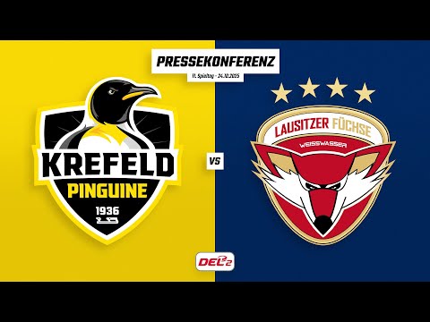 Pressekonferenz 11. Spieltag | Krefeld Pinguine - Lausitzer Füchse