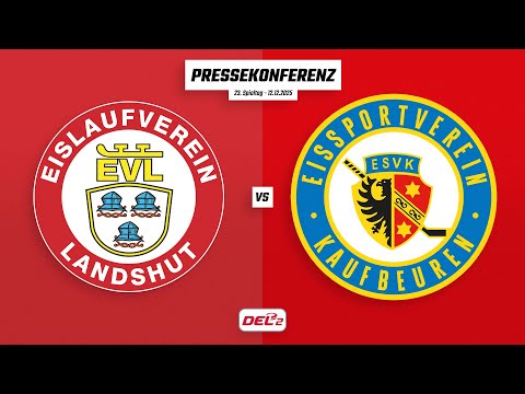 Pressekonferenz 23. Spieltag | EV Landshut - ESV Kaufbeuren