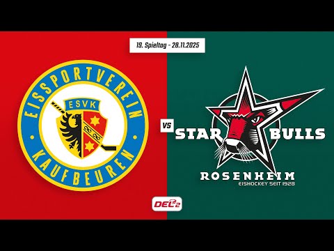 19. Spieltag DEL2 | ESV Kaufbeuren vs. Starbulls Rosenheim | Game Highlights