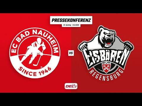 Pressekonferenz 23. Spieltag | EC Bad Nauheim - Eisbären Regensburg