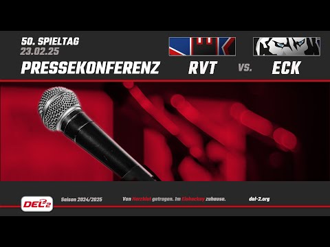 ​DEL2 Pressekonferenz Spieltag 50: Ravensburg Towerstars vs. EC Kassel Huskies