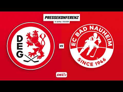 Pressekonferenz 48. Spieltag | Düsseldorfer EG - EC Bad Nauheim