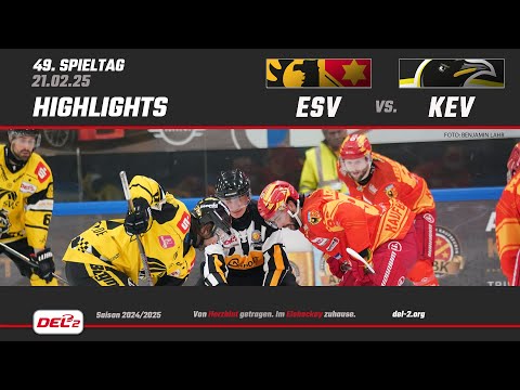 DEL2 Game Highlights Spieltag 49: ESV Kaufbeuren vs. Krefeld Pinguine