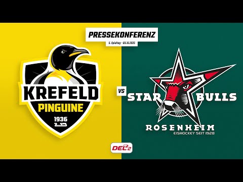 Pressekonferenz 5. Spieltag | Krefeld Pinguine - Starbulls Rosenheim