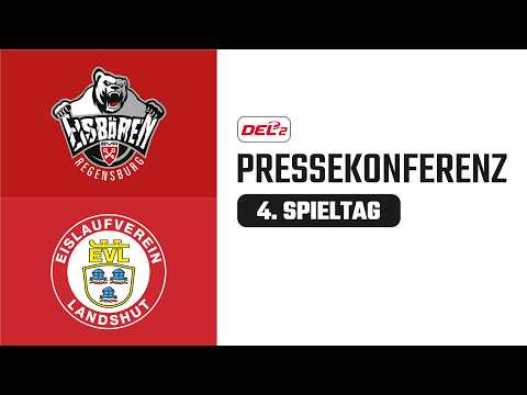 Pressekonferenz 4. Spieltag | Eisbären Regensburg vs. EV Landshut | DEL2 Saison 2026/27