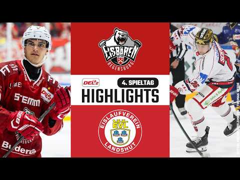 4. Spieltag | Eisbären Regensburg vs. EV Landshut | DEL2 Saison 2026/27